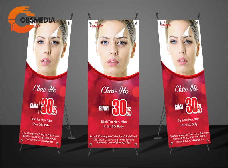 Poster cần có Lời Kêu Gọi Hành Động giúp khách hàng dễ liên hệ với công ty