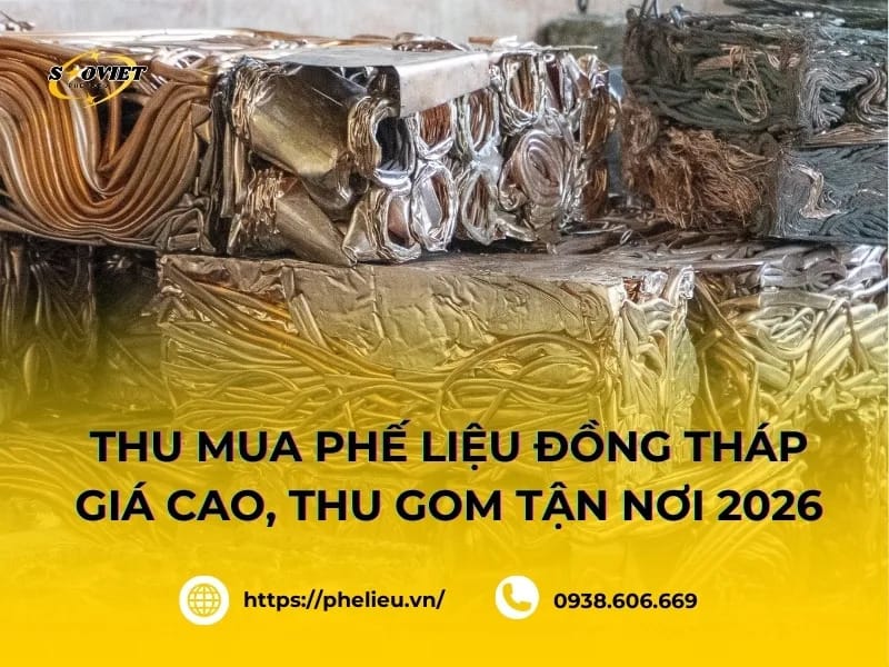 thu mua phế liệu Đồng Tháp nhanh chóng